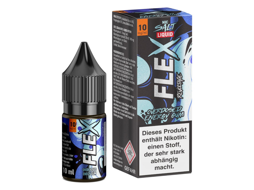 Revoltage FLEX Nikotinsalz-Liquid Energy Gum 10 mg/ml