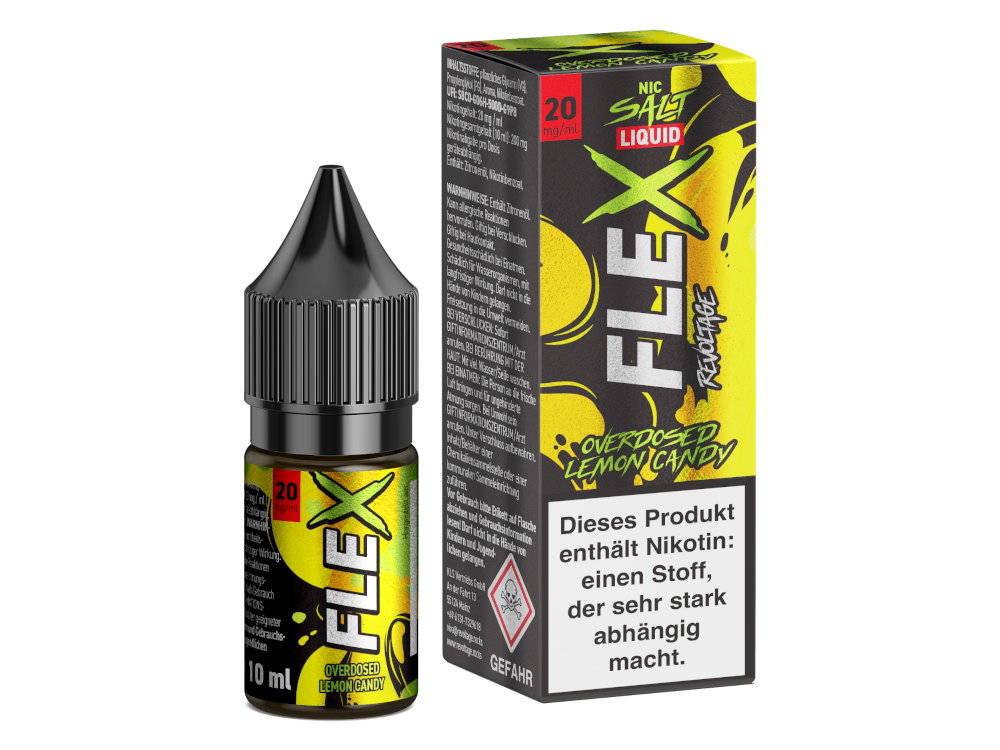 Revoltage FLEX Nikotinsalz-Liquid Lemon Candy 20 mg/ml