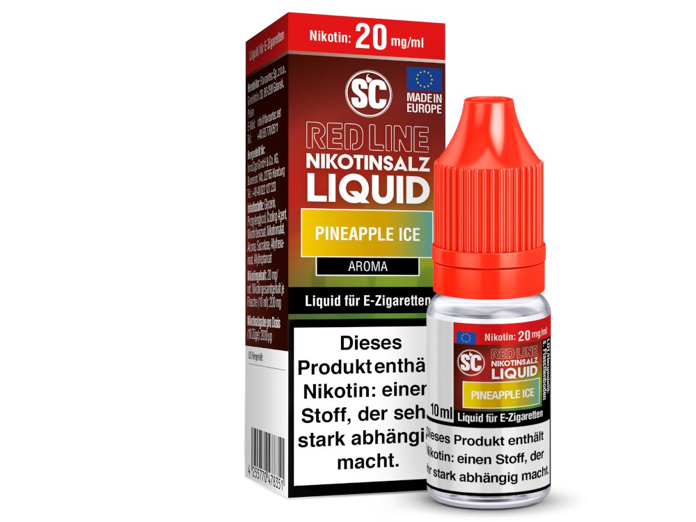 SC Red Line Pineapple Ice Nikotinsalz-Liquid 20 mg/ml
