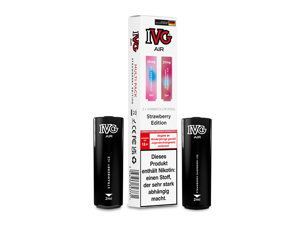 IVG AIR Pod Multi Flavour Edition Prefilled Strawberry Edition 20 mg/ml