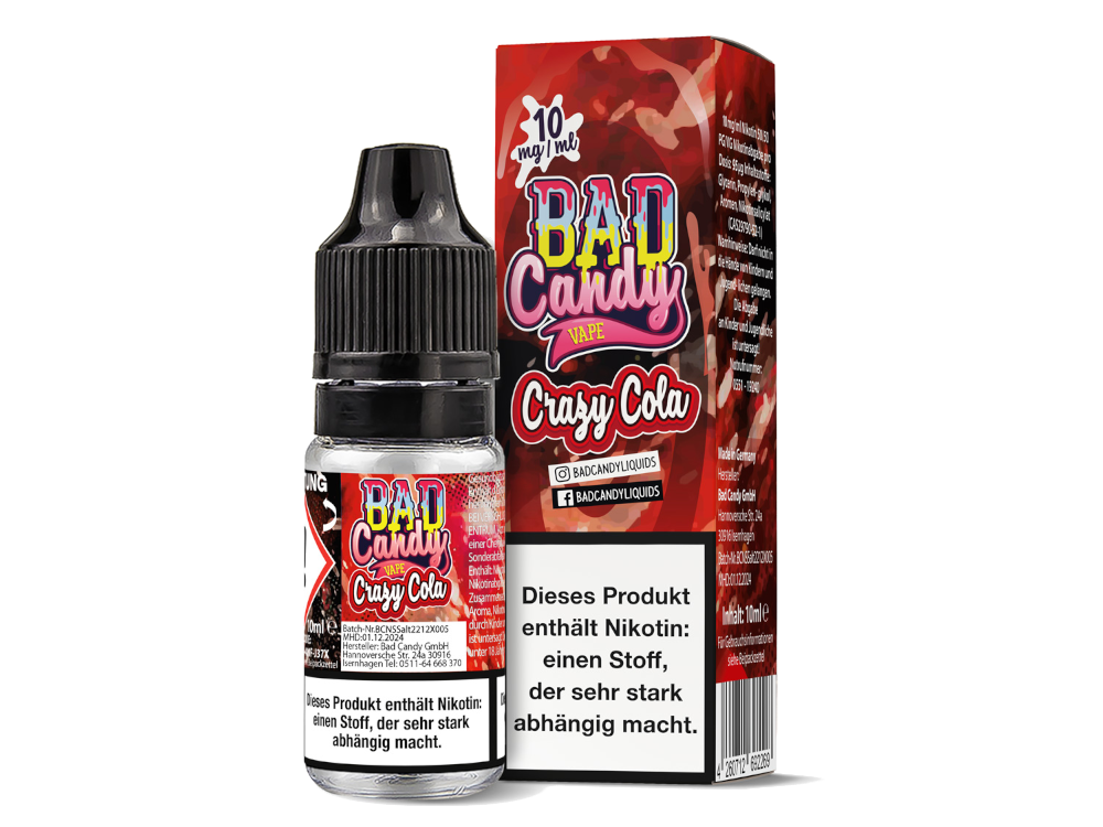 Bad Candy Liquids Crazy Cola Nikotinsalz-Liquid