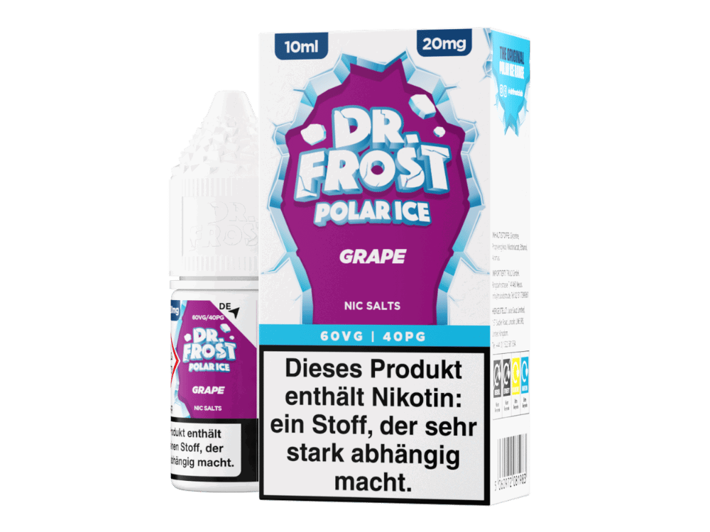 Dr. Frost Ice Cold Nikotinsalz-Liquid Grape 10 mg/ml