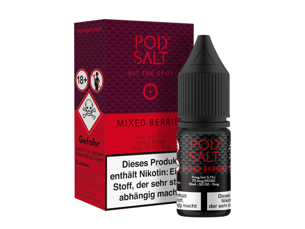 Pod Salt Mixed Berries Nikotinsalz-Liquid