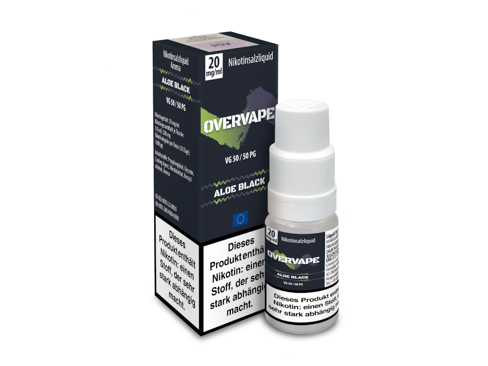 Overvape Nikotinsalz-Liquid Aloe Black 20 mg/ml