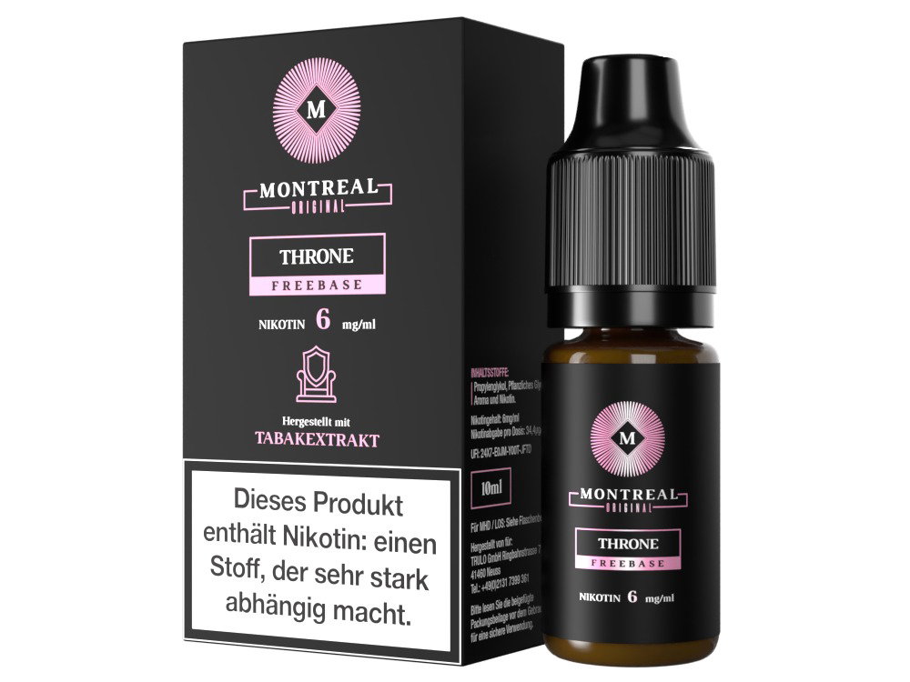 Montreal Original E-Liquid Throne 6 mg/ml