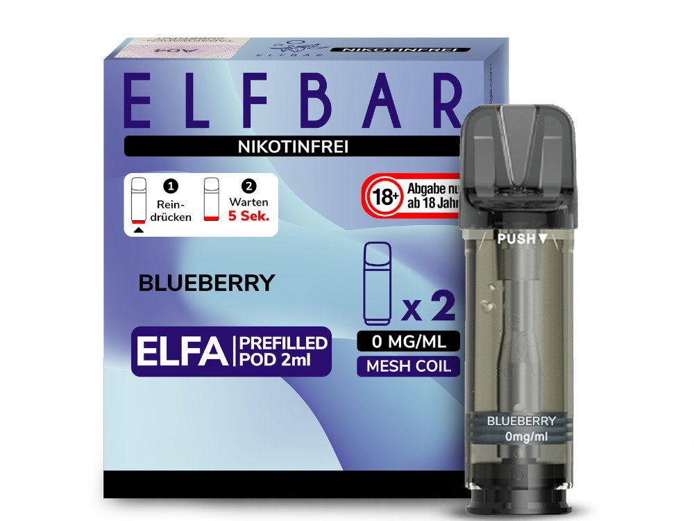 Elfbar Elfa Pod 20 mg/ml Prefilled Blueberry