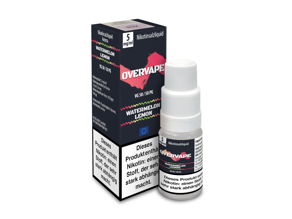 Overvape - Nikotinsalz Liquid - Watermelon Lemon