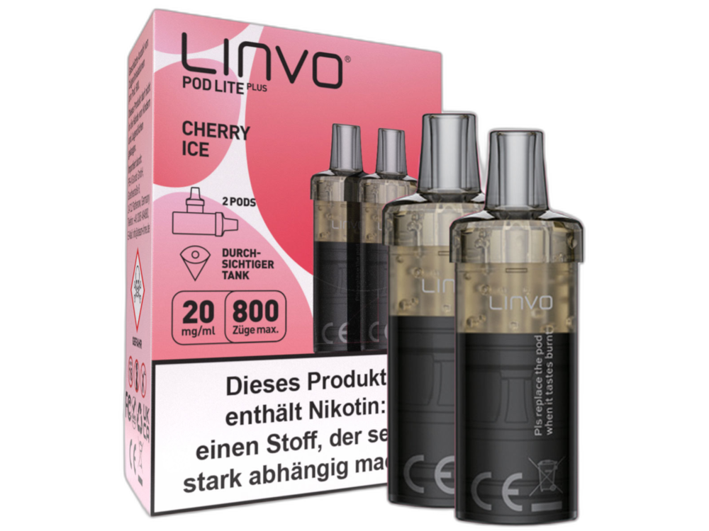 Linvo - Pod Lite Plus Cartridge 20 mg/ml (2 Stück pro Packung) - Prefilled