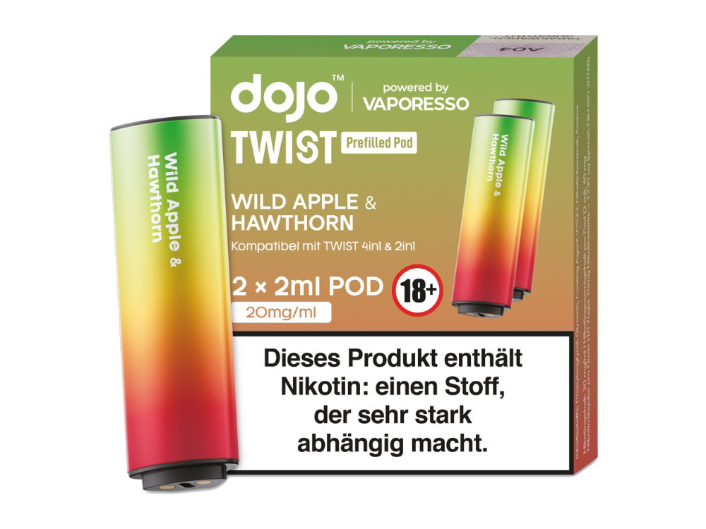 Vaporesso Dojo Twist Pod 20 mg/ml Prefilled Wild Apple Hawthorn