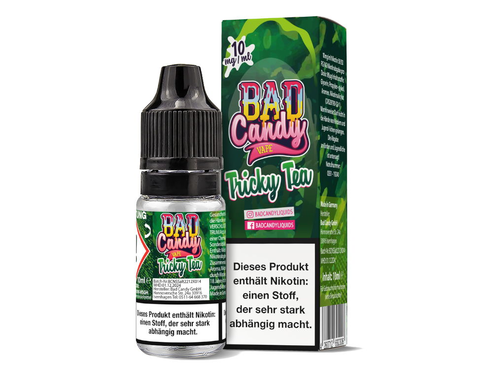 Bad Candy Liquids Tricky Tea Nikotinsalz-Liquid