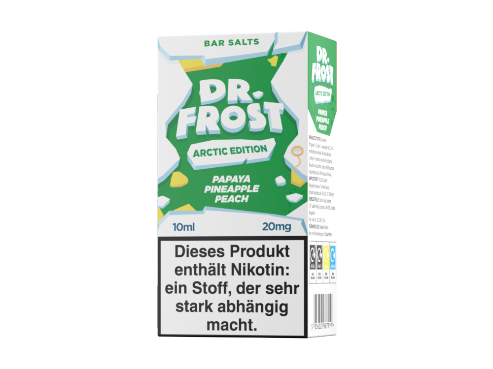 Dr. Frost Arctic Edition Nikotinsalz-Liquid Papaya Pineapple Peach