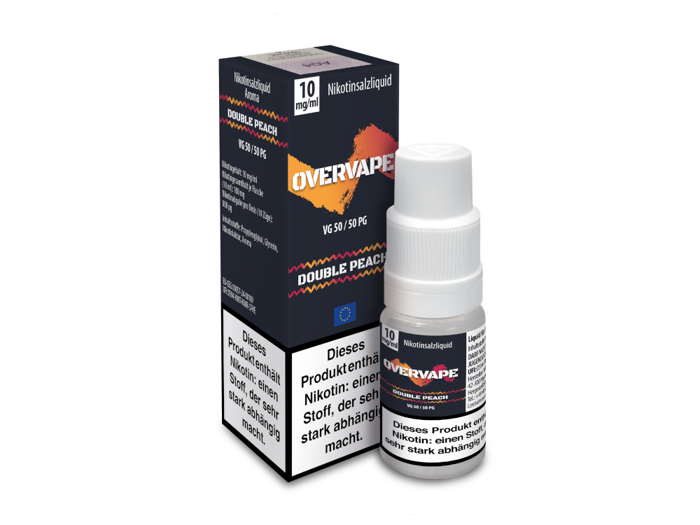 Overvape - Nikotinsalz Liquid - Double Peach