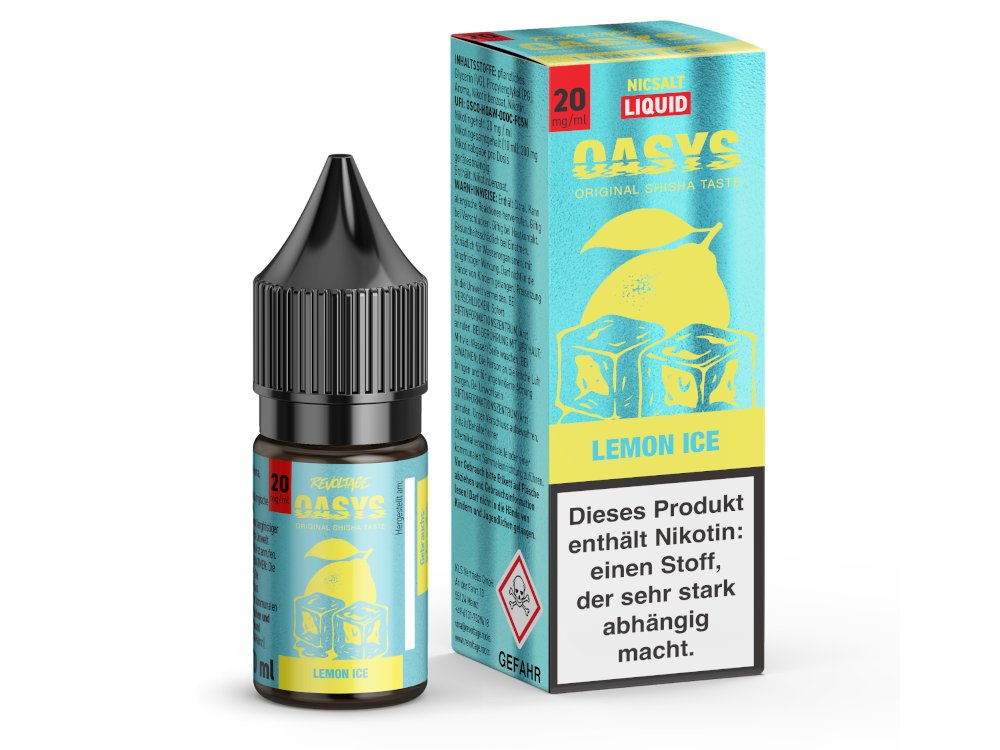 Revoltage OASYS Hybrid-Nikotinsalz-Liquid Lemon Ice 20 mg/ml