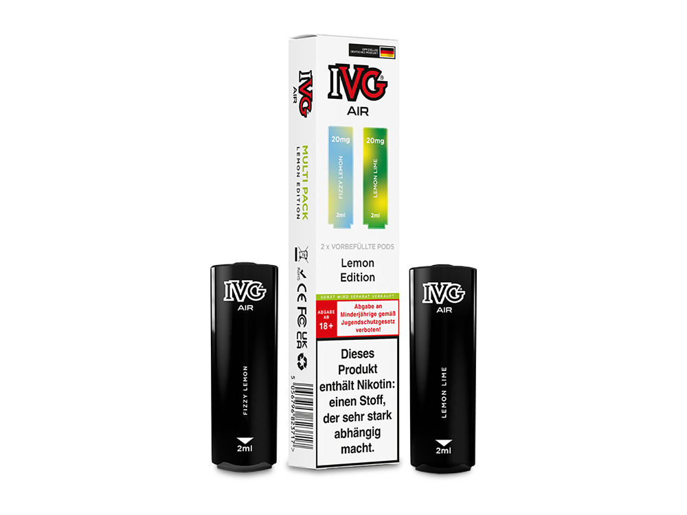 IVG AIR Pod Multi Flavour Edition Prefilled Lemon Edition 20 mg/ml