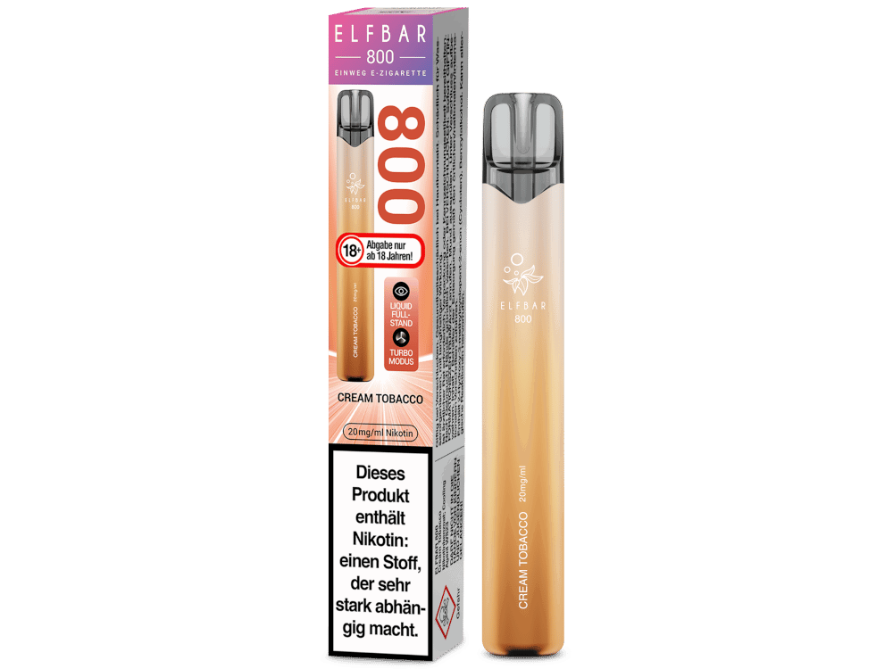 Elfbar 800 Einweg E-Zigarette 20mg - Prefilled