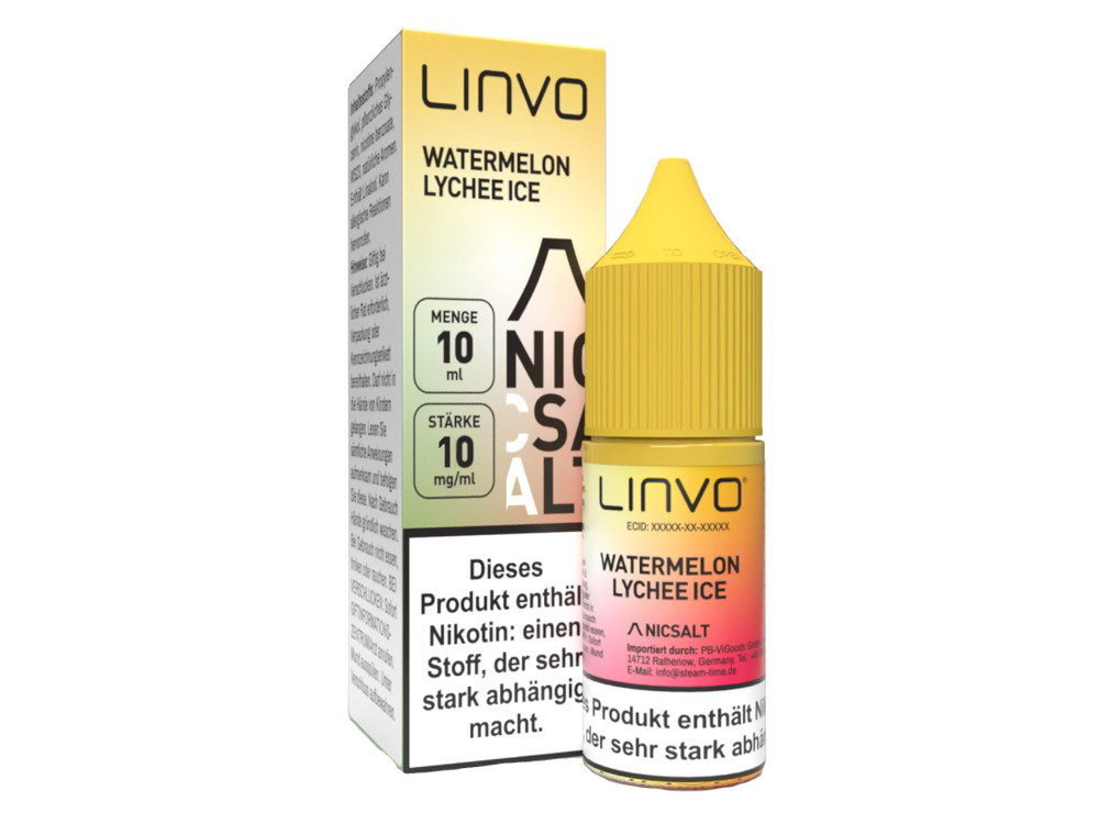 Linvo Nikotinsalz-Liquid Watermelon Lychee Ice