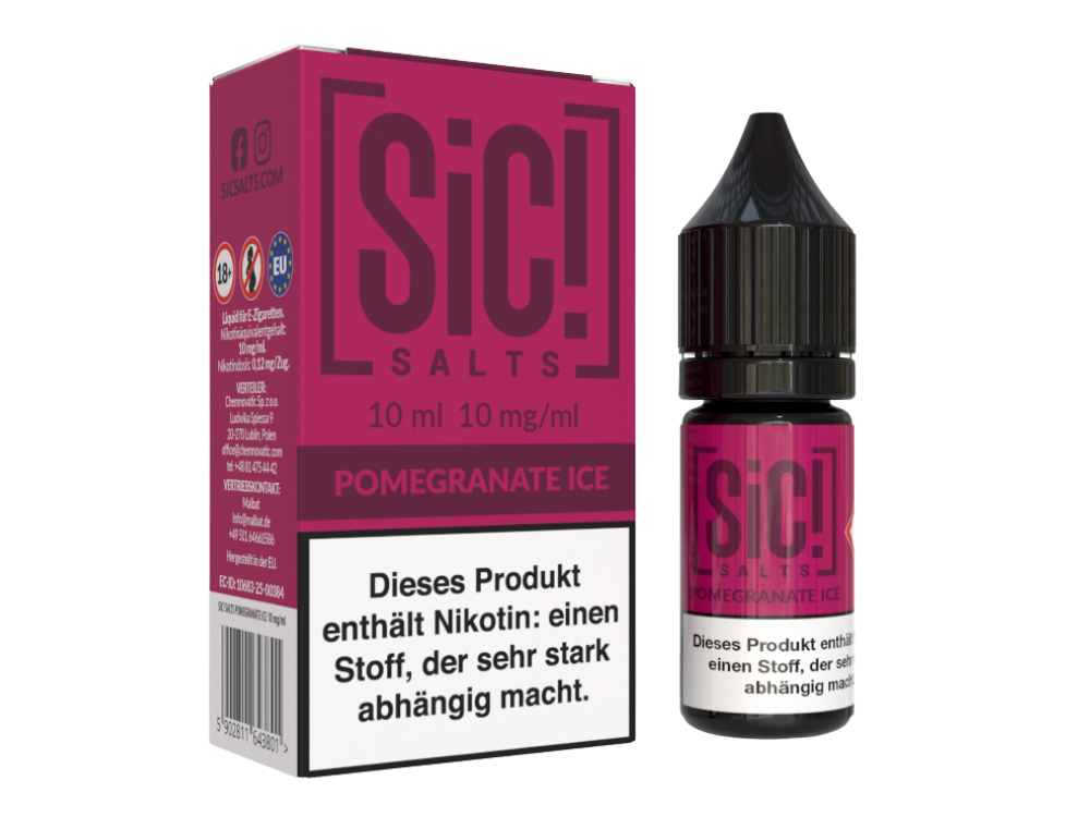SiC! Salts - Nikotinsalz Liquid - Pomegranate Ice