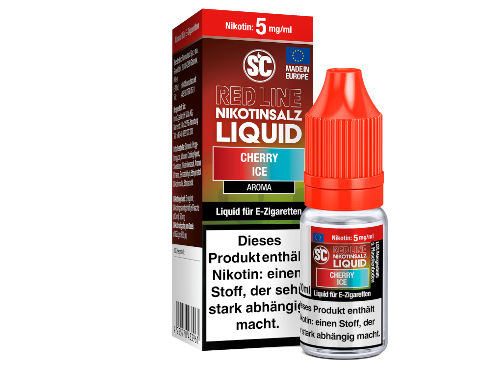 SC Red Line Cherry Ice Nikotinsalz-Liquid 5 mg/ml