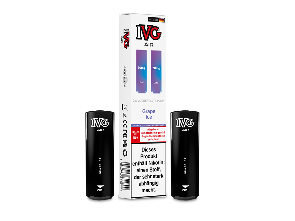 IVG AIR Pod Watermelon Ice Grape Ice 20 mg/ml