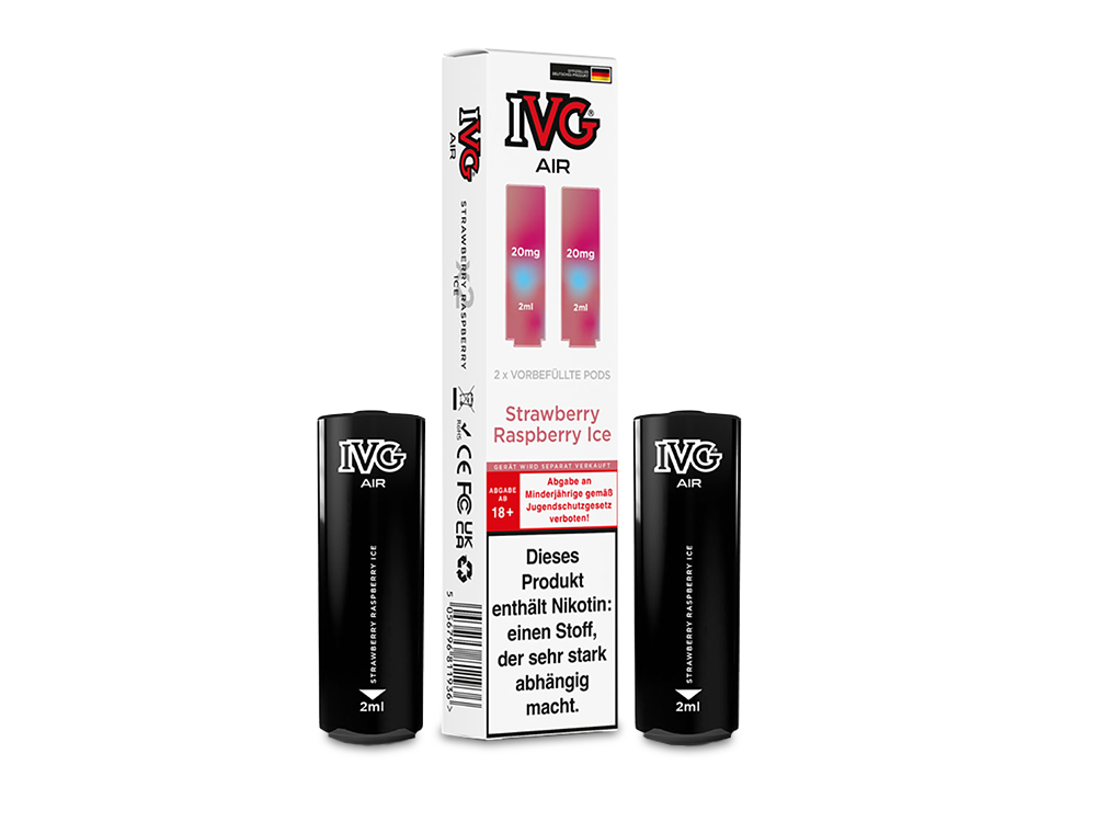 IVG AIR Pod Watermelon Ice Strawberry Raspberry Ice 20 mg/ml