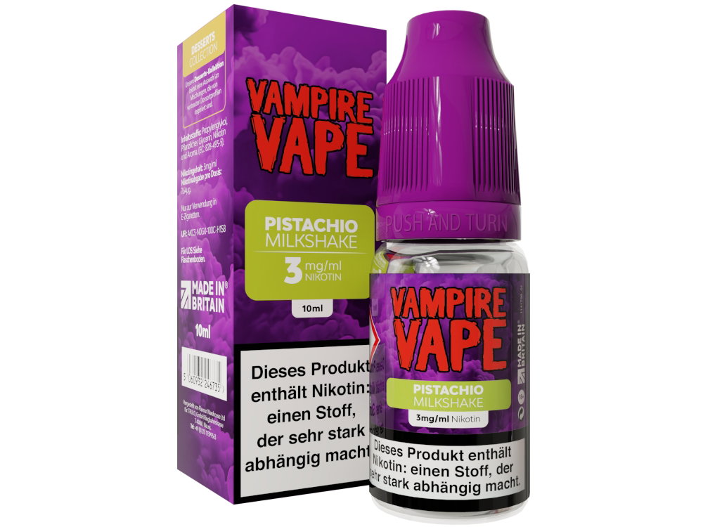Vampire Vape Dessert Collection E-Liquid Pistachio Milkshake 3 mg/ml