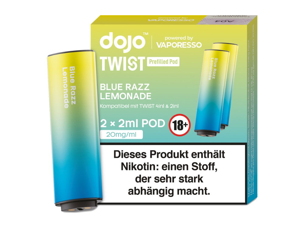 Vaporesso Dojo Twist Pod 20 mg/ml Prefilled Blue Razz Lemonade
