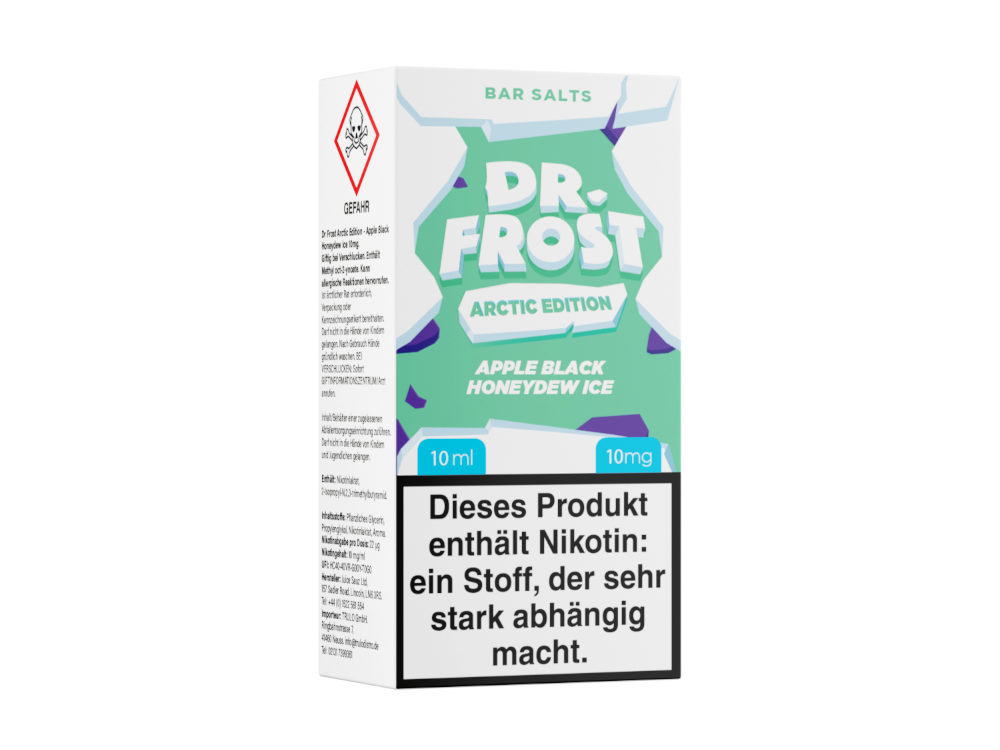 Dr. Frost Arctic Edition Nikotinsalz-Liquid Apple Black Honeydew Ice