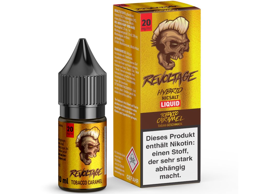 Revoltage Hybrid-Nikotinsalz-Liquid Tobacco Caramel 20 mg/ml