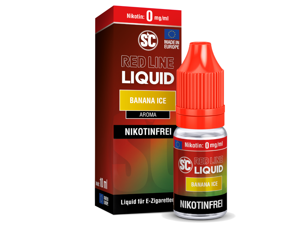 SC Red Line Banana Ice Nikotinsalz-Liquid