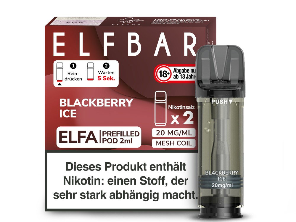 Elfbar Elfa Pod 20 mg/ml Prefilled Blackberry Ice