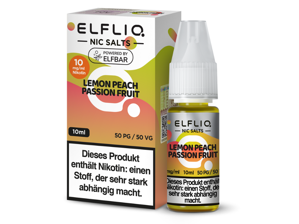 ELFLIQ Lemon Peach Passion Fruit Nikotinsalz-Liquid