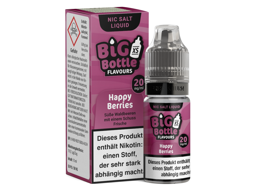 Big Bottle Happy Berries Nikotinsalz-Liquid 20 mg/ml