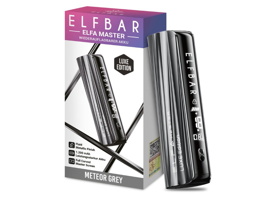 Elfbar Elfa Master Luxe Edition Akku 1200 mAh Meteor Grey