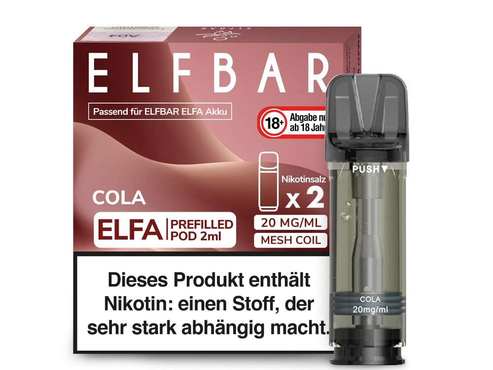 Elfbar Elfa Pod 20 mg/ml Prefilled Cola