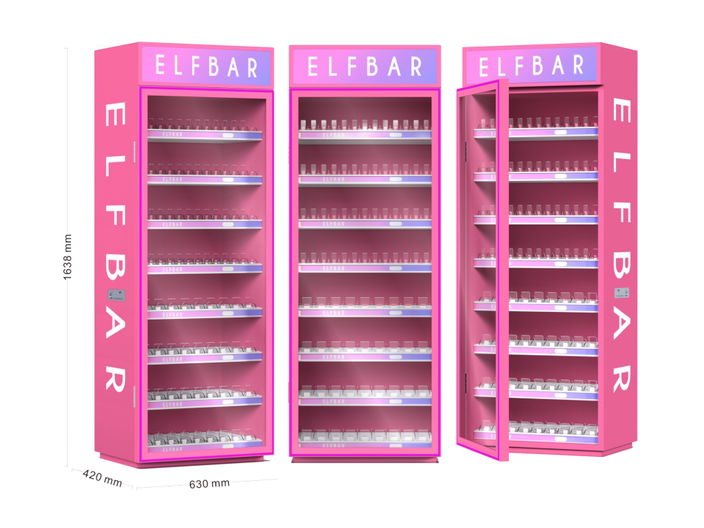 Elfbar - LED-Verkaufsdisplay Pink