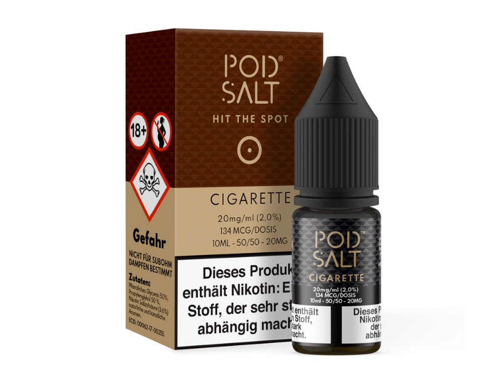 Pod Salt Cigarette E-Zigaretten Nikotinsalz-Liquid 20 mg/ml