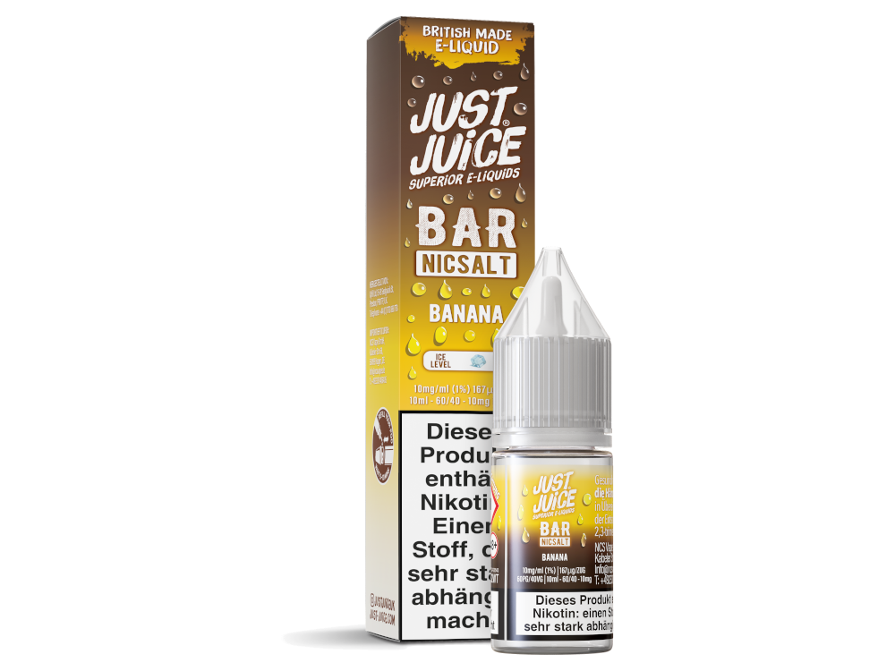 Just Juice Bar Nikotinsalz-Liquid Banana 10 mg/ml