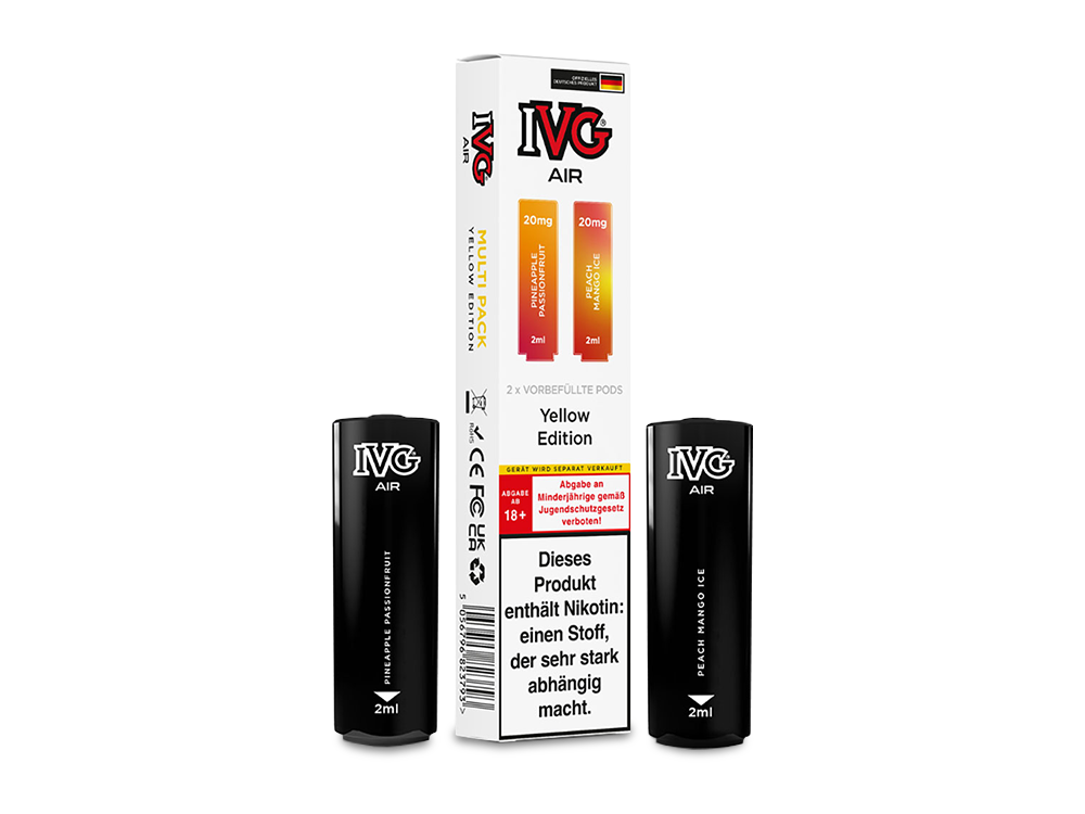 IVG AIR Pod Multi Flavour Edition Prefilled Yellow Edition 20 mg/ml