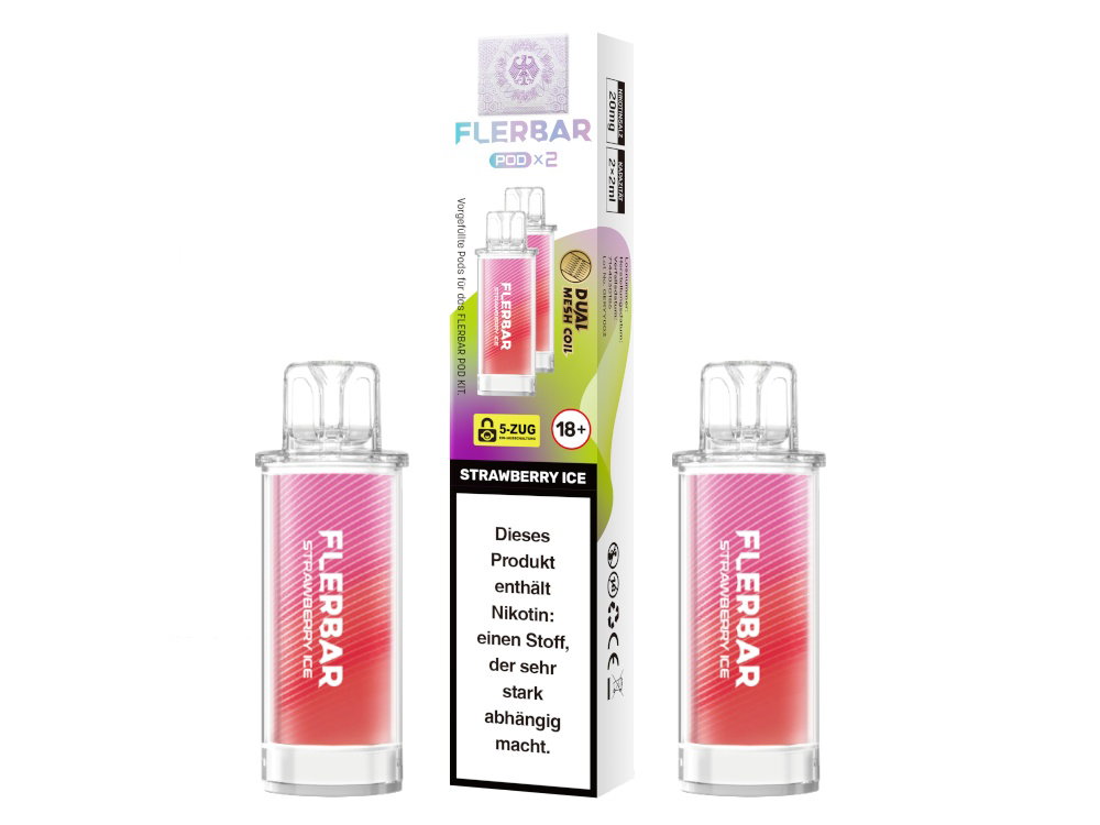 Flerbar POD Prefilled Strawberry Ice