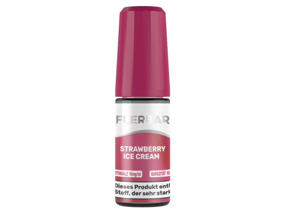 Flerbar Liquid Nikotinsalz-Liquid Strawberry Ice Cream 10 mg/ml
