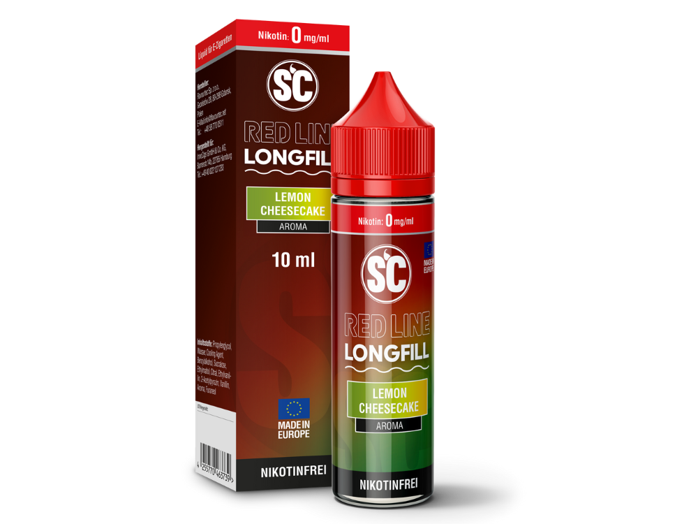 SC Red Line Longfill 10 ml Lemon Cheesecake