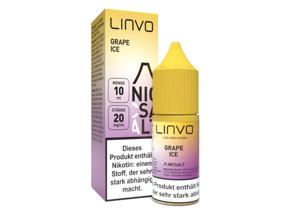 Linvo Nikotinsalz-Liquid Grape Ice 20 mg/ml