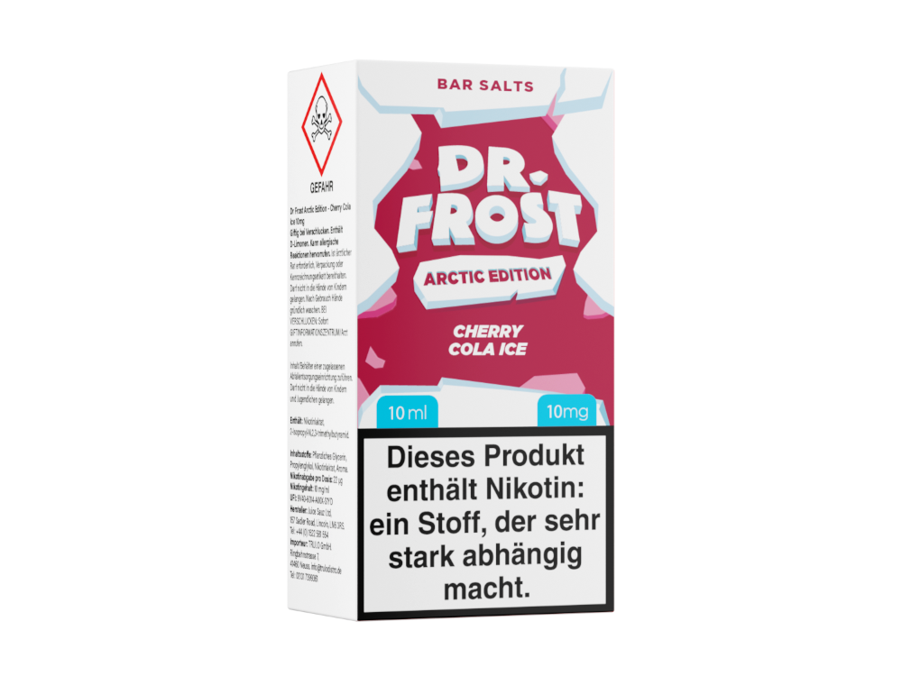 Dr. Frost Arctic Edition Nikotinsalz-Liquid Cherry Cola Ice