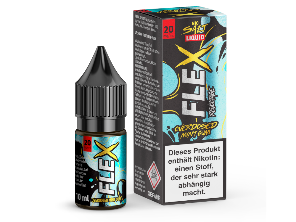 Revoltage FLEX Nikotinsalz-Liquid Mint Gum 20 mg/ml