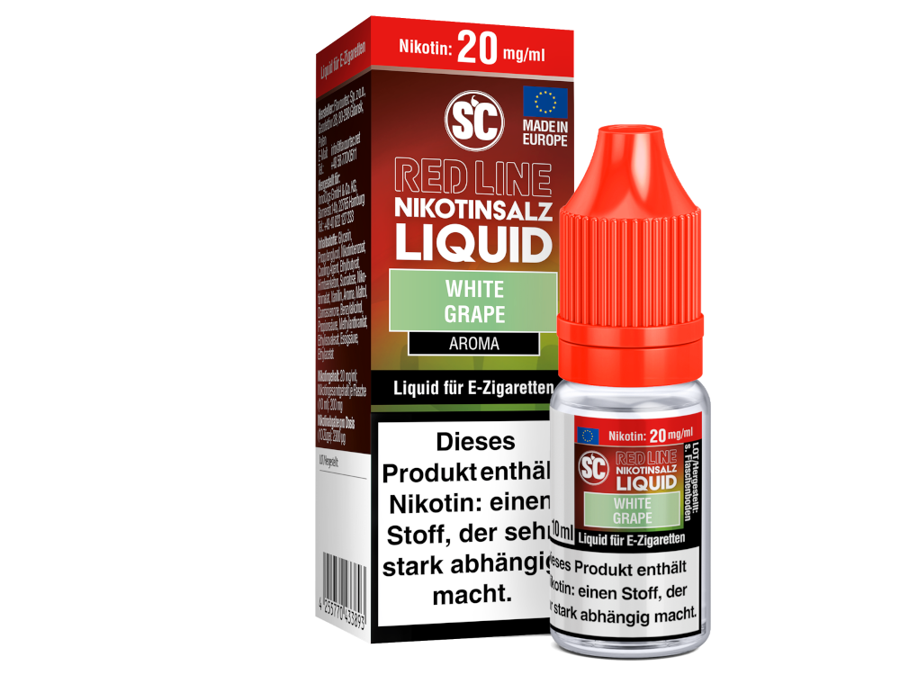 SC Red Line White Grape Nikotinsalz-Liquid 20 mg/ml