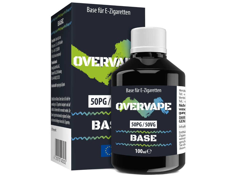Overvape 100 ml Basis 0 mg/ml 50PG / 50VG