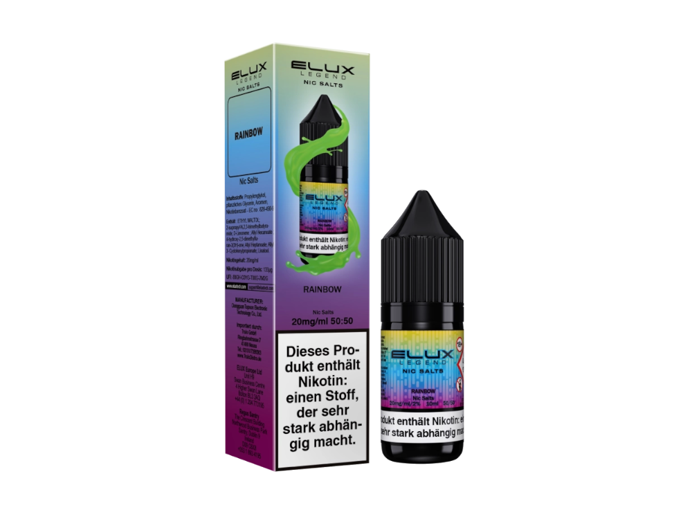 Elux Nikotinsalz-Liquid Rainbow 20 mg/ml