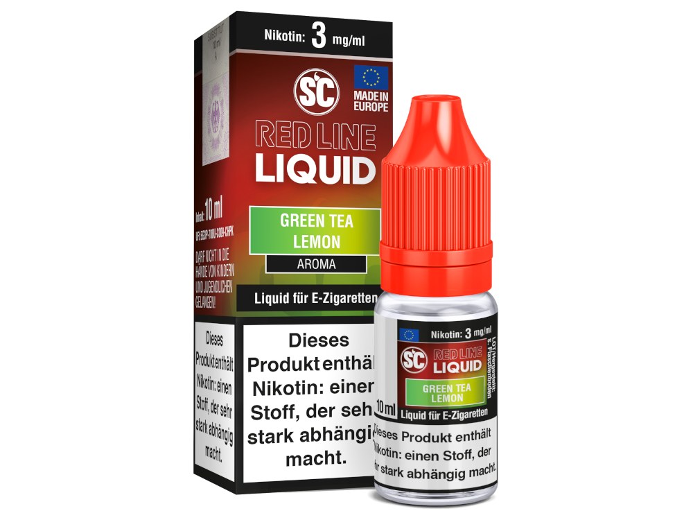 SC Red Line Nikotin Green Tea Lemon 3 mg/ml