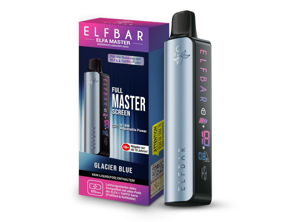 Elfbar Elfa Master Akku 850 mAh Glacier Blue