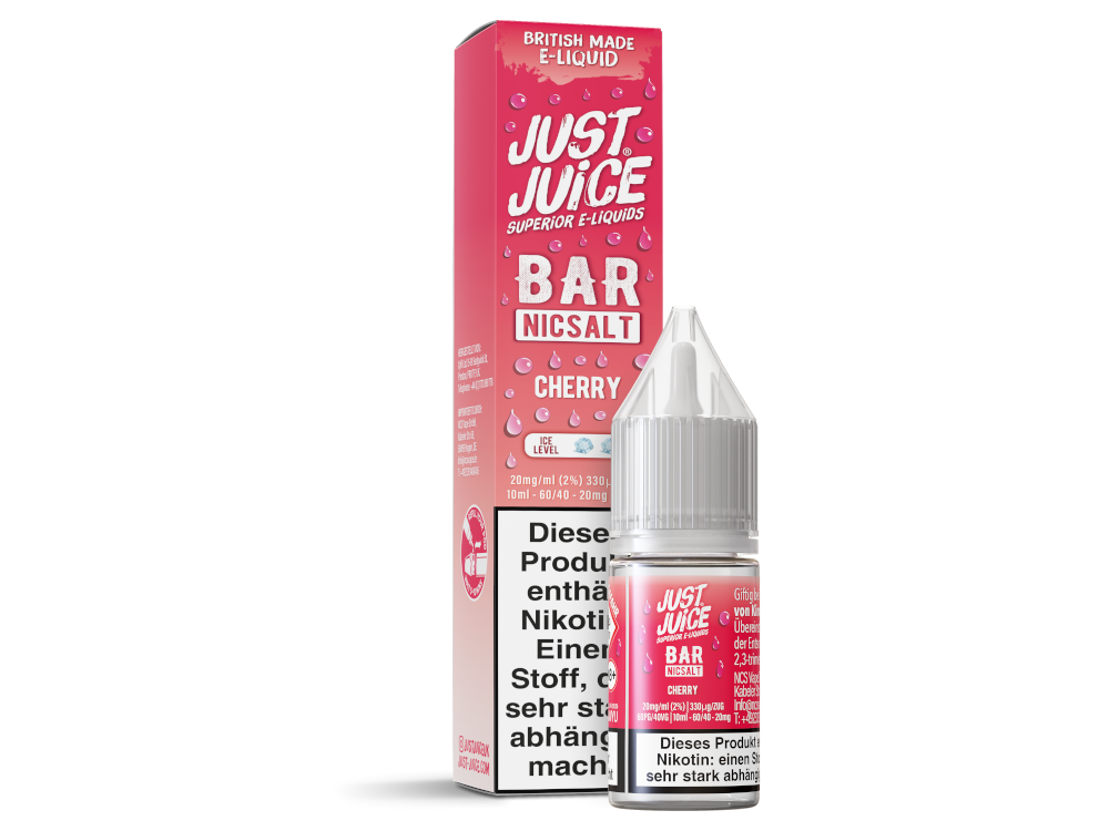 Just Juice Bar Nikotinsalz-Liquid Cherry